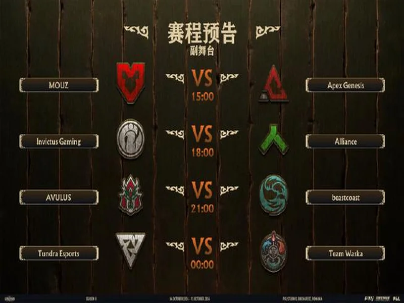 DOTA2 PGL瓦拉几亚S6瑞士轮对阵出炉，比赛将于11月15日开赛